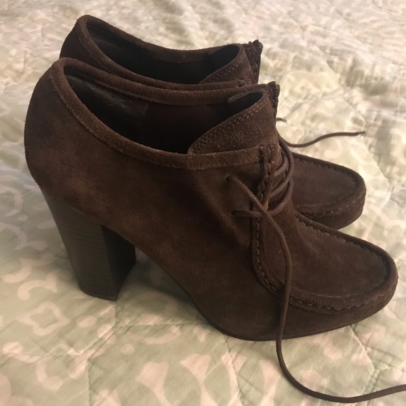 Ralph Lauren Suede Booties - Picture 1 of 6